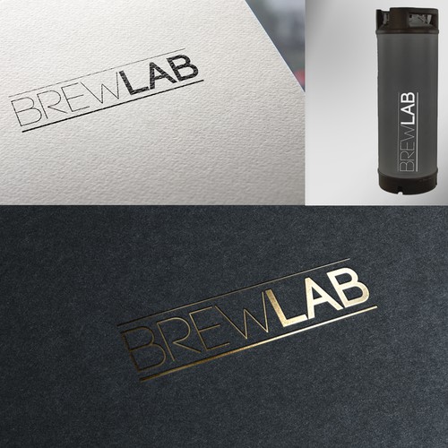 Create a modern logo for a high tech nanobrewery