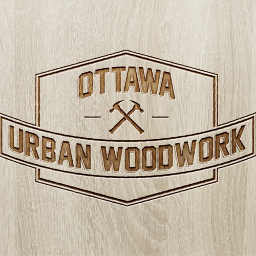 A hip logo for a small carpentry company.