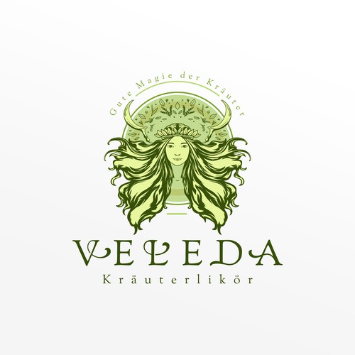 Logo illustration for VELEDA liquor