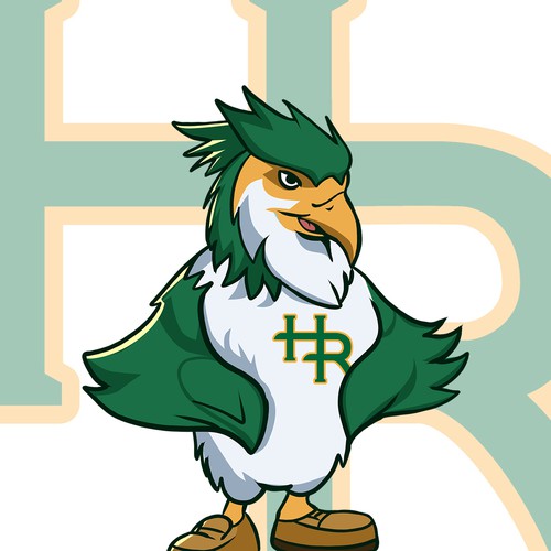 Hawk mascot 