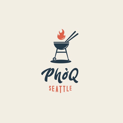 Classic Logo for a fusion food restaurant 