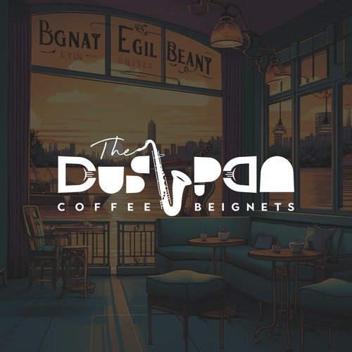 Creative font for Coffee Jazz Bar