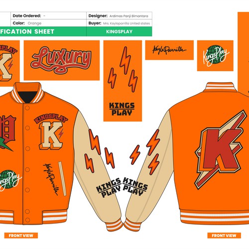 Varsity Jacket Design - KingsPlay