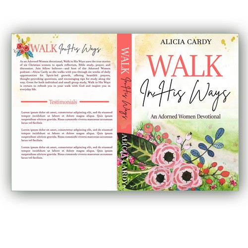 Christian women's devotional cover - first book of a series