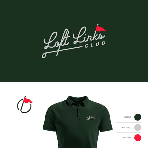 Brand Identity and Logo Design for A Premier Golf Simulator Lounge