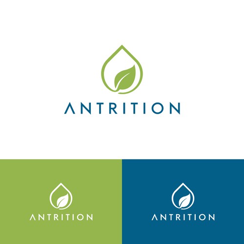Minimalist logo for Antrition