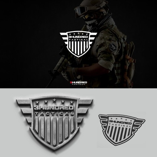 3 Hundred Tactical - An American Tactical company needs a strong logo.