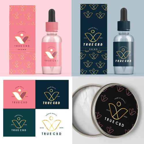 CBD Logo + Packaging Concepts