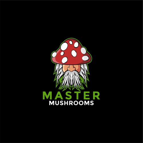 Wizzard logo for master mushrooms