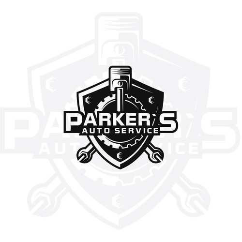 Auto service logo concept