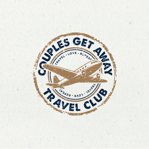 Logo concept for Couples Get Away Travel Club