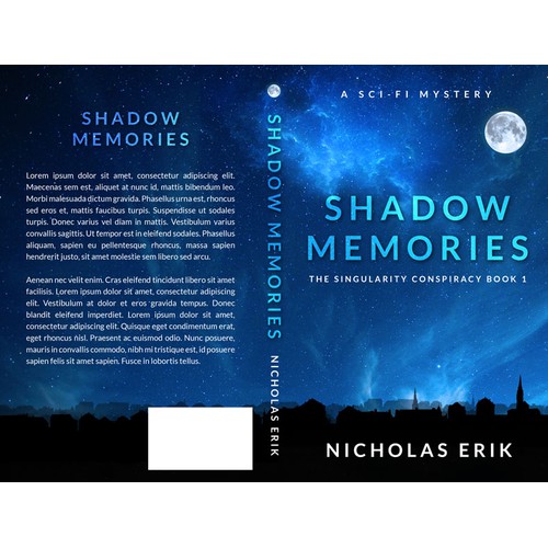 Shadow Memories by Nicholas Erik  (A sci-fi mystery novel)
