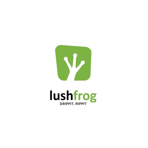 logo for lushfrog