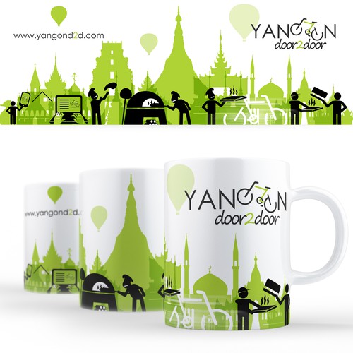 Yangon Door2door Delivery Cup