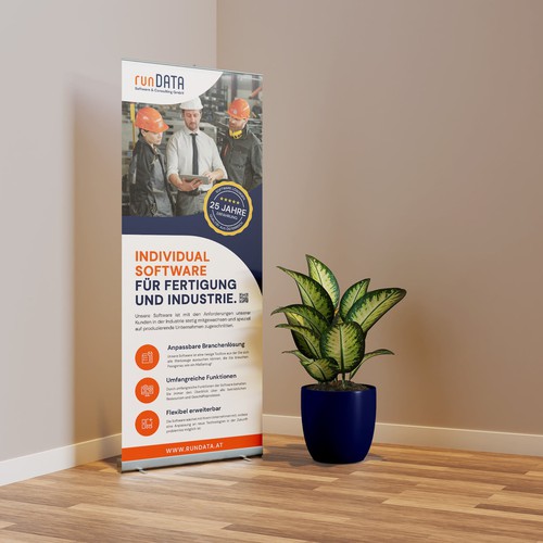 Roll-Up design for software development company providing ERP solutions