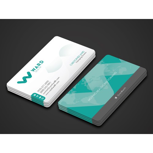 Business card from existing style guide and logo
