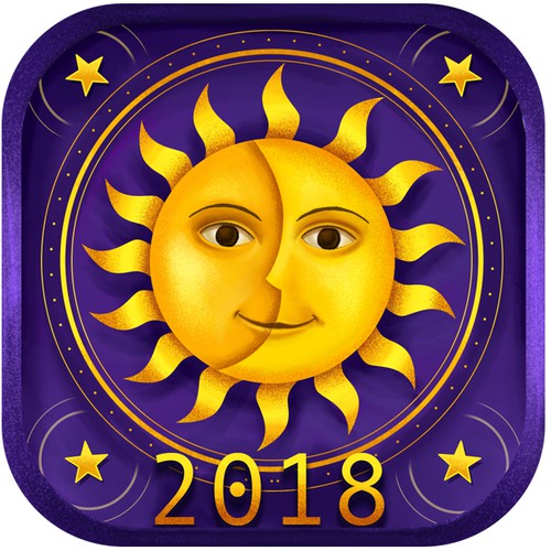 Horoscope app icon design