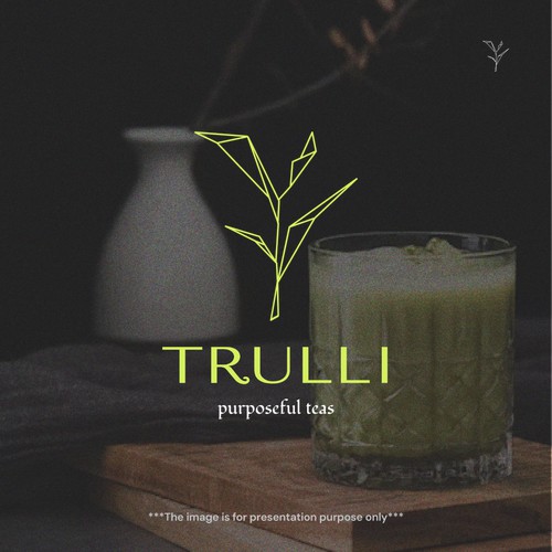 Elegant Energetic Logo for a Healthy Tea Brand