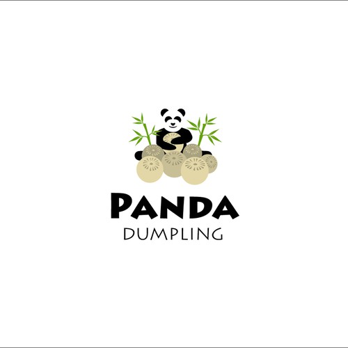 logo for fast casual panda dumpling chinese restaurant