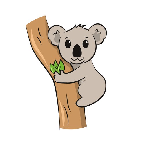  Cute cartoon koala
