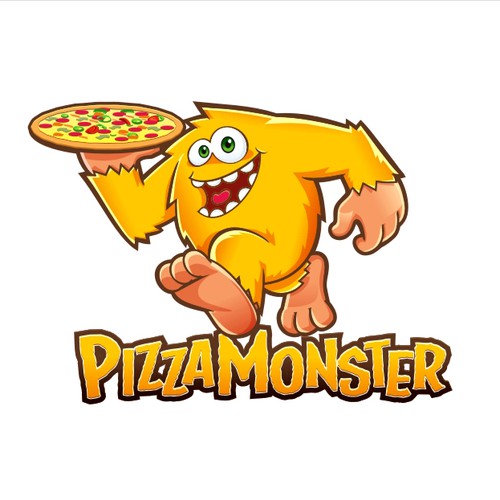 PizzaMonster.com Logo design