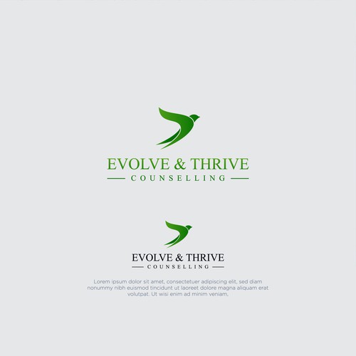 evolove & thrive counselling logo