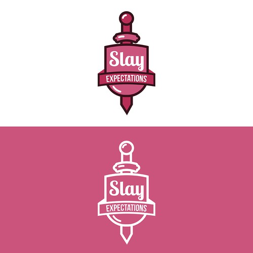 Logo concept for a podcast for women