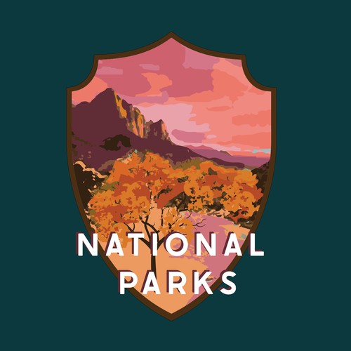 Zion National Park USA Logo