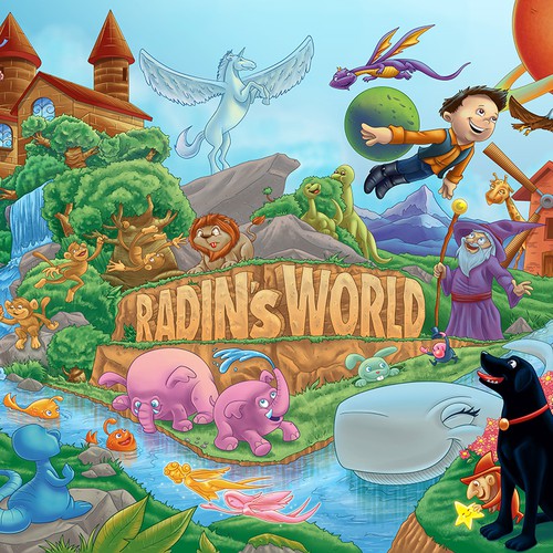 Create a Fantasy World Wallpaper for Baby's Room