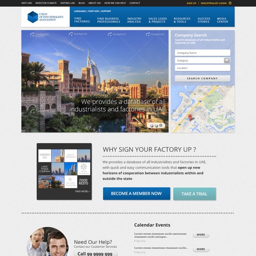 $3000 GUARANTEED !! ****** Just a "homepage" design for the Industrialists Association