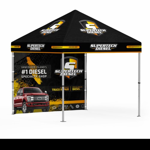 Promotional Tent Design - Diesel Performance Shop