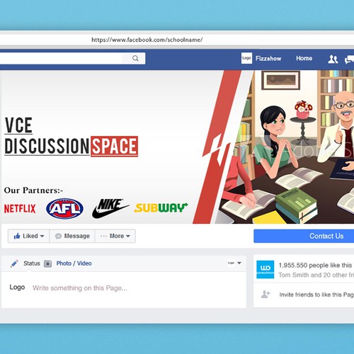 VCE DiscussionSpace Facebook Cover Photo