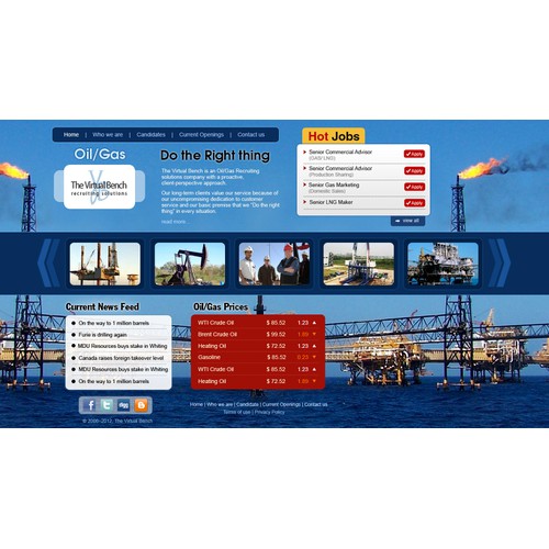 OIL/GAS Recruiting Solutions:  NEW SITE