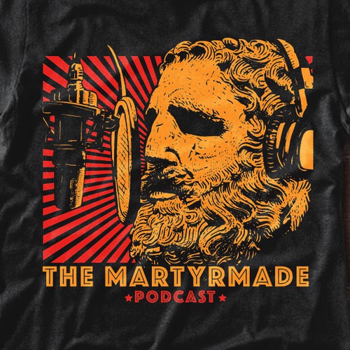 The MARTYMADE Podcast Illustration Design
