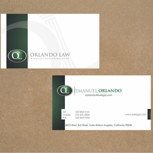 New stationery wanted for Orlando Law, P.C.