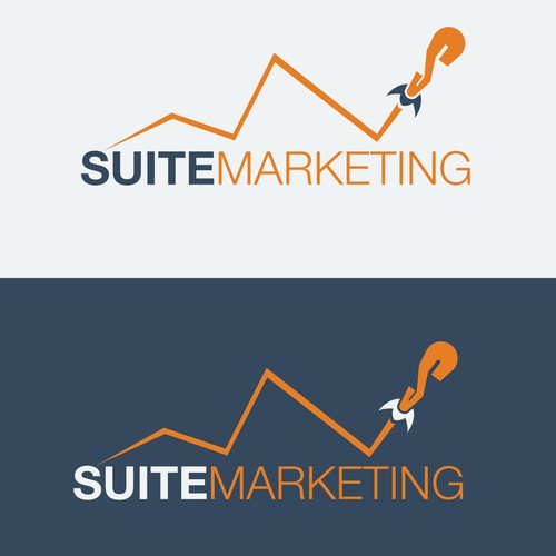 Create an iconic logo for Suite Marketing, an international marketing startup