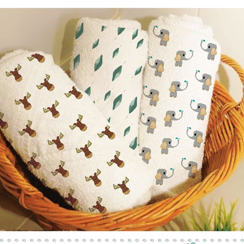 Adorable designs for swaddle Blankets  