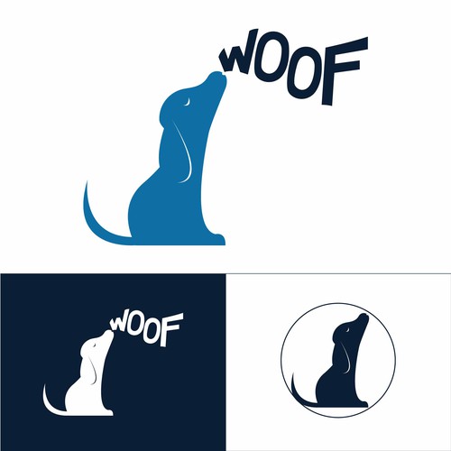Simple and cute logo concept for pet services app