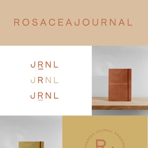 A modern Logo Suite for a Skincare Journal Brand