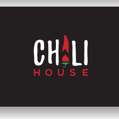 Playful logo for chili sauce