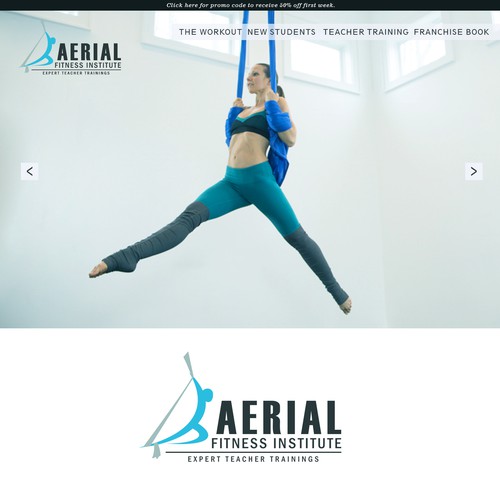 Aerial Fitness Bold logo