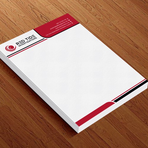 Professional letterhead