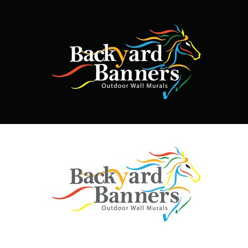 Backyard Banners - fence art. Needs to appeal to sophisticated home owners.