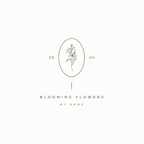 Logo for a flower shop