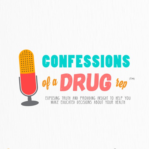 Create Podcast Cover Art for "Confessions Of A Drug Rep"