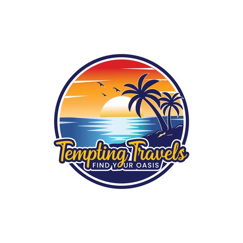 Tempting Travel Logo design 