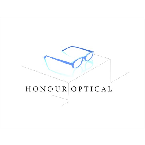 Logo for an optical store