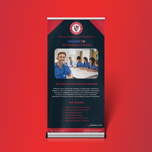 Red Roll Up Banner