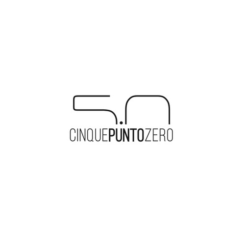 Simple logo for modern house furniture: cinquepuntozero