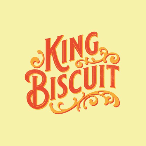 Logo design for King Biscuit